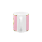 HappyミシェルのHappyミシェル－macaroon pink Mug :handle