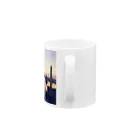 DAIGOの夕焼けのマリーナ Mug :handle