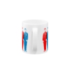 金星灯百貨店のUN兄弟 ずらり Mug :handle