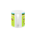 こざるのhorse racing Mug :handle