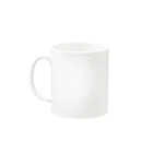 Cɐkeccooの夢見がちなユニコーン-レインボー Mug :left side of the handle