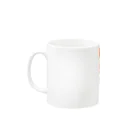 ぴーすけの居眠りウサギ Mug :left side of the handle