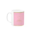 HappyミシェルのHappyミシェル－macaroon pink Mug :left side of the handle