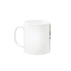 DAILAの肩を組むペンギン Mug :left side of the handle