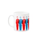金星灯百貨店のUN兄弟 ずらり Mug :left side of the handle