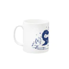 SAABOのモンスターミーティング Mug :left side of the handle