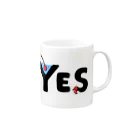 vuh(ブフ)のYES mug Mug :right side of the handle