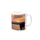 r-mitukoのsun set Mug :right side of the handle