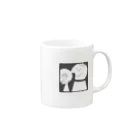 Hawaii LabelのHawaii Record mug_BLK マグカップの取っ手の右面