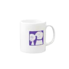 Hawaii LabelのHawaii Record mug_PUR マグカップの取っ手の右面