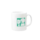 Hawaii LabelのHawaii Record mug_SB マグカップの取っ手の右面