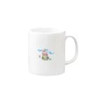 cafeモカのピーちゃん Mug :right side of the handle