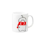 堪忍のマフラーデッパリ Mug :right side of the handle