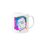 ナサカファブのBTCMAN　ビットコインマン Mug :right side of the handle