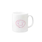 momomamaのoekaki KAO Mug :right side of the handle