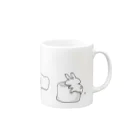 夏木のましゅまろ登山 Mug :right side of the handle