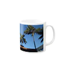 M.MORIのLos Angeles Malibu Palm Tree マグカップの取っ手の右面