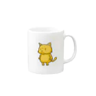 ハミ山の眉間にしわねこ Mug :right side of the handle