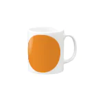 Blackのorange Mug :right side of the handle