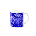 Keven Huang    のBlue Flower Mug :right side of the handle