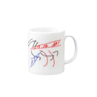 eisu88のLine Art Mug :right side of the handle