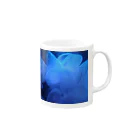 雪スナフのBule Jellyfish Mug :right side of the handle