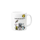 Cɐkeccooの囚われの地球人(うちゅうじん)!?カラーVr Mug :right side of the handle