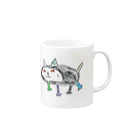 ぷろぺら商店のねこぬりえ。その１ Mug :right side of the handle