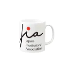 日本イラストレーター協会の日本イラストレーター協会オフィシャル Mug :right side of the handle