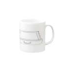 おそめの引き出しくん Mug :right side of the handle