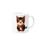 ttsoulのかわいい子猫 Mug :right side of the handle