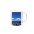 TatsunokoのLake Kawaguchi Mug :right side of the handle