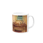 ravenalaの窓辺の天使 Mug :right side of the handle