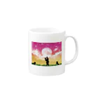 あるくトラブルのI LOVE YOU Mug :right side of the handle