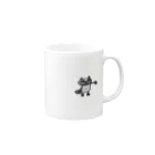 ひとしんし3.0のおかねくれよたぬき Mug :right side of the handle