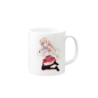 Nyaraのぷらすちゃん Mug :right side of the handle