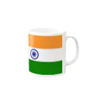 インドビザセンターのインド国旗 Mug :right side of the handle