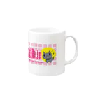 vkdb.jp（ブイケーデービー）のジュウベエ＆ロゴ Mug :right side of the handle