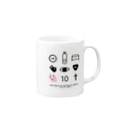 vkdb.jp（ブイケーデービー）のvkdb10周年マグ Mug :right side of the handle