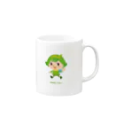 緑の妖精ミートムーのミートムー（walking） Mug :right side of the handle