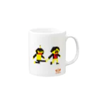 plusheadsのゾンビ島キャラクター Mug :right side of the handle