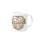 リトリッカのLitt lykke.ロゴデザイン柄 Mug :right side of the handle