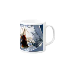 ふくろ金魚のふくろ金魚４ Mug :right side of the handle