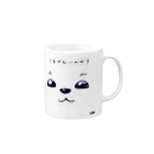 nuta_designのごきげんいかが？ Mug :right side of the handle