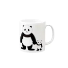 CANのpanda Mug :right side of the handle