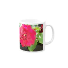 田中民生のBeautiful Rose Mug :right side of the handle