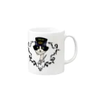 関野絡繰堂の猫王 Mug :right side of the handle