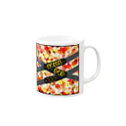 hansoloのwebsitemodel（red） Mug :right side of the handle