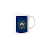 FreeComicHIROの兜-KABUTO-世界征服 Mug :right side of the handle