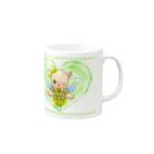 hirokaのPeridot Aug. Mug :right side of the handle